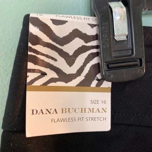 Dana Buchman Women’s Capri Pants Size 16 Navy Blue - NWT - Picture 6 of 10